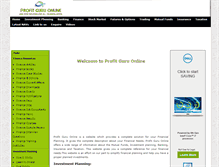 Tablet Screenshot of profitguruonline.com